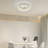 Deontee 20" Modern Ceiling Fan with Dimmable LED Light Quiet Reversible DC Motor Remote Control & Time