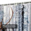 Rideau de douche Reindeer Winter Forest-1487063218