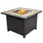 Table de foyer d'extérieur au propane en acier H 25 po x l 40 po Stoke