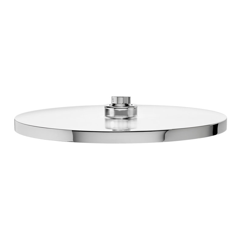 Contemporary 10 Inch Round Showerhead, Polished Nickel
