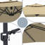 Parasol carré en porte-à-faux 11 pi beige (sans base de parasol)-1326575169-1326575174