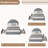 Modern Boucle Upholstered Platform Bed Frame with 2 Storage Drawers - Rounded Headboard - Sturdy Wooden Slats - Noise-Free - No Box Vernal Needed-1350682838-1350682833