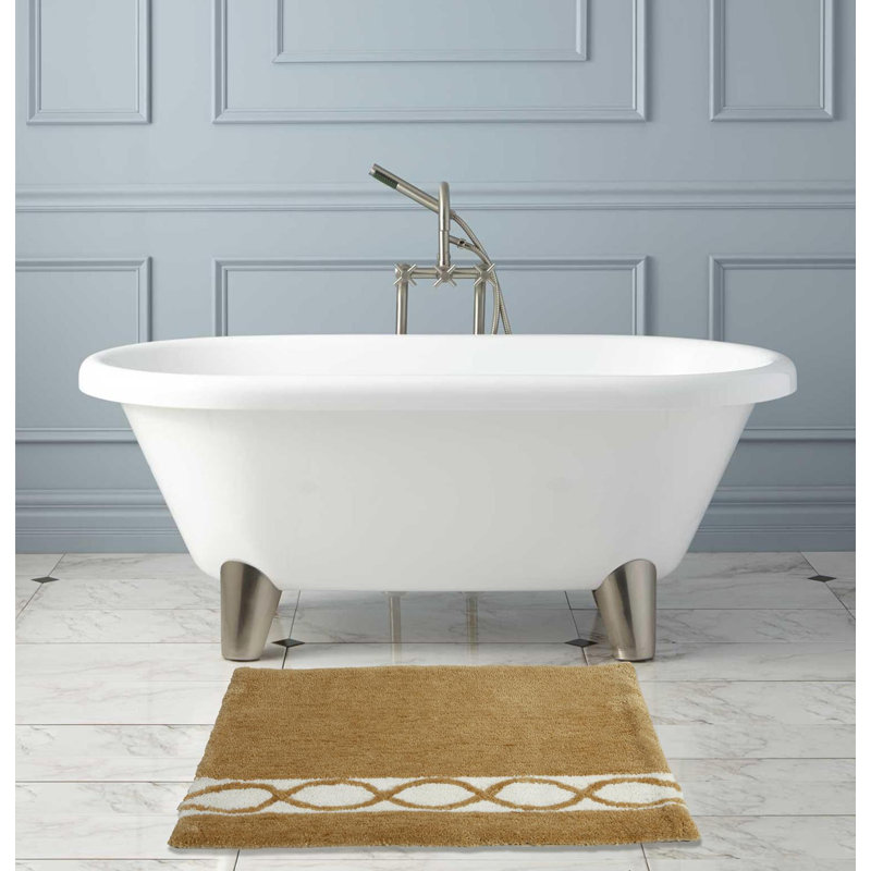 Tapis pour salle de bain Yamaguchi, Beige Ivoire