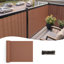 Paravent de balcon 90 x 490 cm (3 pi x 16 pi) - Cloisons et écrans d'intimité extérieurs pour patio, balcon, jardin, piscine, pièce intérieure-304727649-304727650