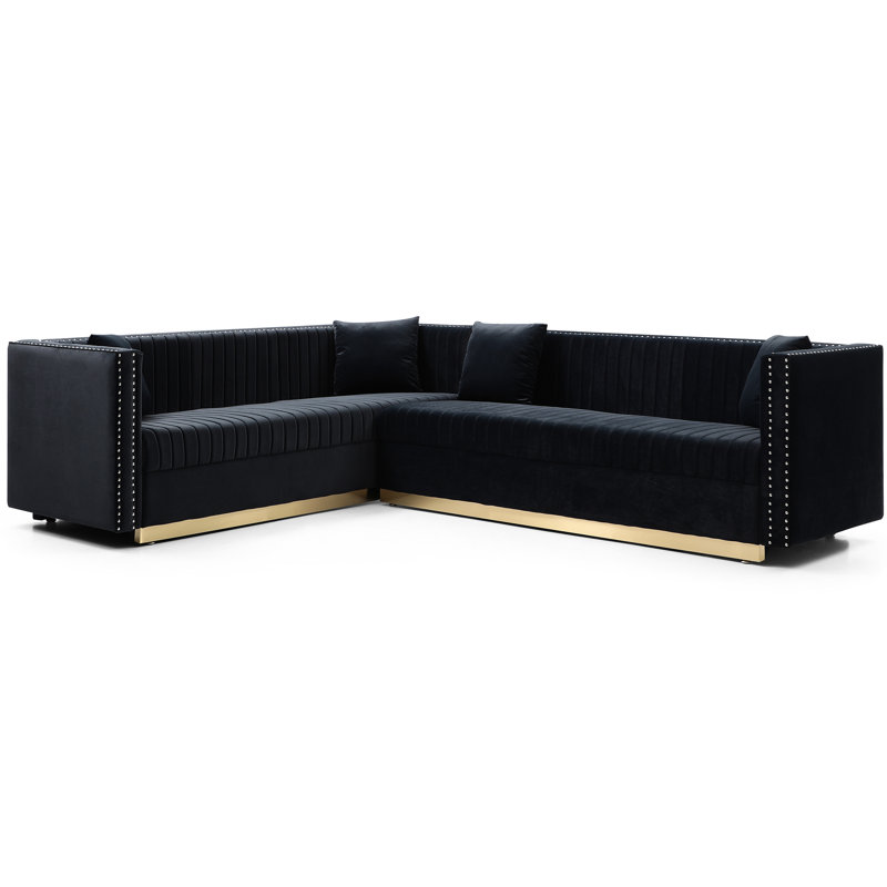 Canapé modulaire Contemporary, Noir
