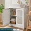 Meuble-lavabo de salle de bain sans lavabo