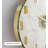Copper shell round wall clock