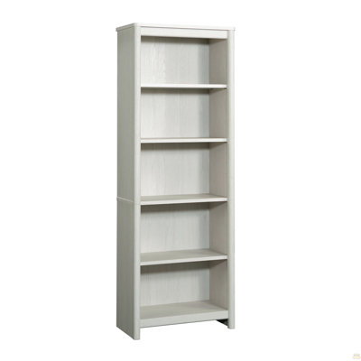 Vintage 5-Shelf Bookcase, White Finish