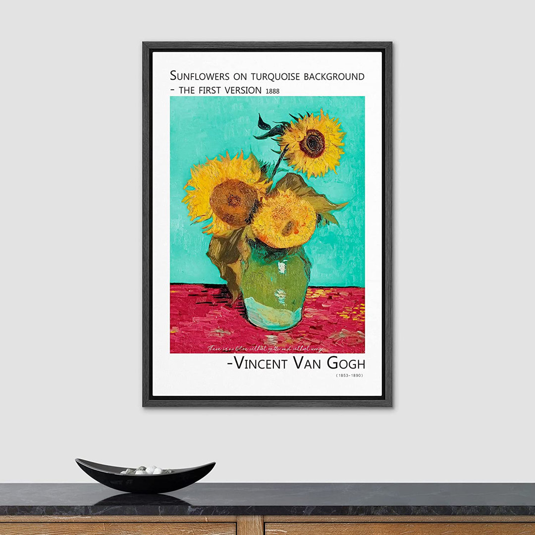 " Sunflower " by Vincent Van Gogh SIGNLEADER Frame