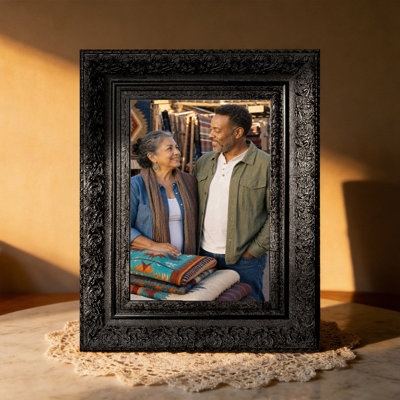 Black 3 PCS 8" x 10" Polished Picture Frame with Plexiglass Front