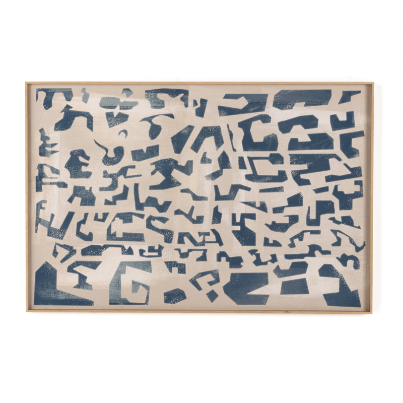 Block I Painting by Coup D'Esprit, 40" H x 60" W x 2" D