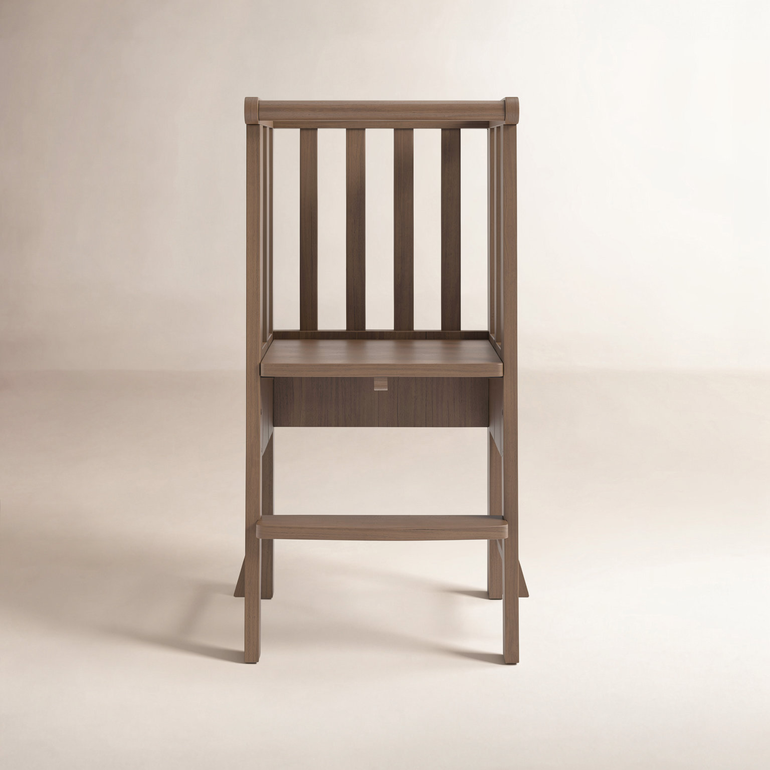 Foldable Step Stool, Hazelnut