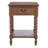 Solid Wood Top End Table with Storage-1683813239