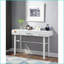 Bureau de meuble-lavabo moderne en métal blanc avec tiroir de rangement | Blanc | Métal-735683174