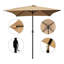 Parasol carré en polyester 78 po Marla-1005996226-1005996349