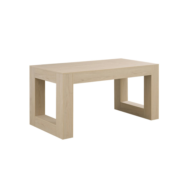 Farmhouse Kitchen Dining Table For 4-6 People, Rectangular Dining Table