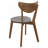 Grey And Natural Walnut Dining Set