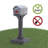 Plastic Post Mounted Mailbox with Magnetic Closure-49696938