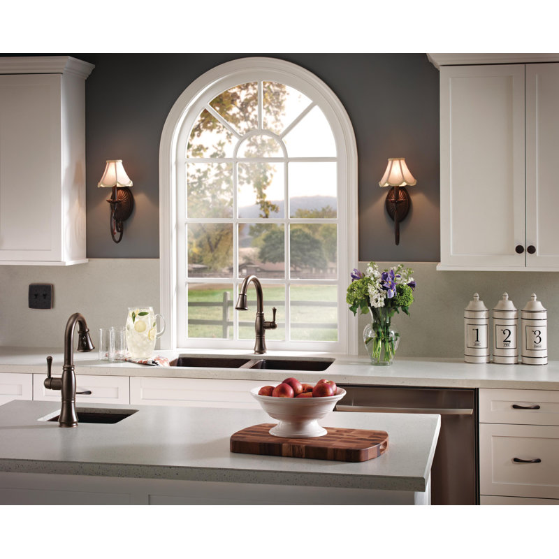 Cassidy Bar Faucet with Pull Down Sprayer, Venetian Bronze