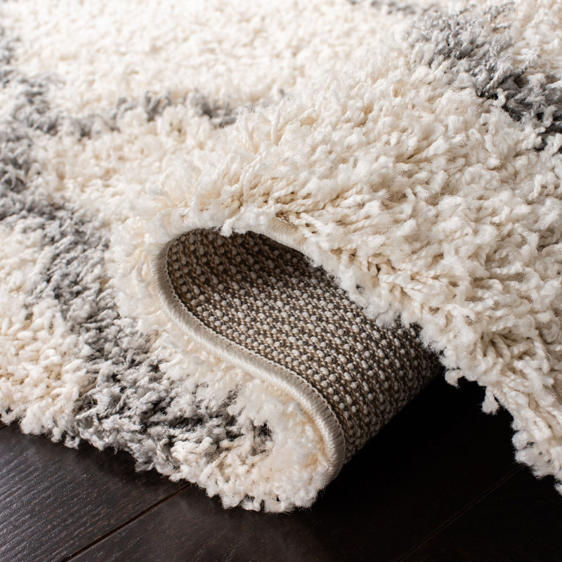 Sgd-Dallas Shag Performance Geometric Rug, Square 6'