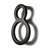 Metal Floating Mount House Number-113467361-113467366-113467370