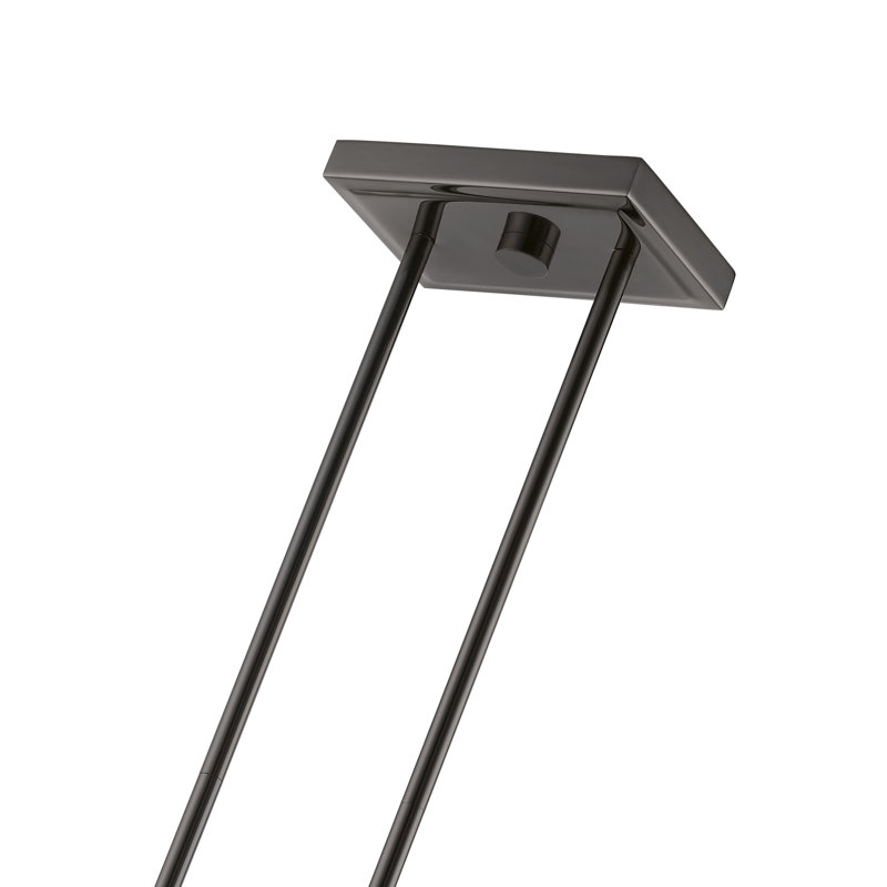 Lustre linéaire, Noir chromé