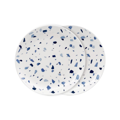 Terrazzo Azzurro Bone China Bread And Butter Plate