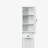 Bathroom Storage Cabinet Laundry Cabinet with 1 Storage cabinet and 1 Drawer