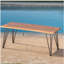 ZION INDUSTRIAL WOOD AND METAL COFFEE TABLE