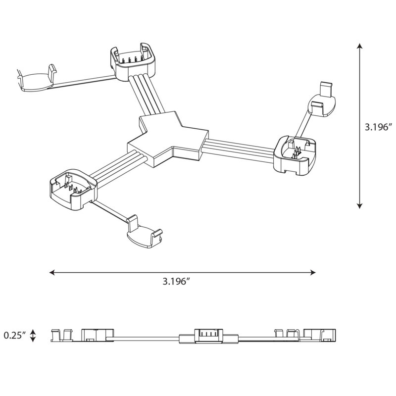 Hide-a-Lite LED Tape Connector Cord