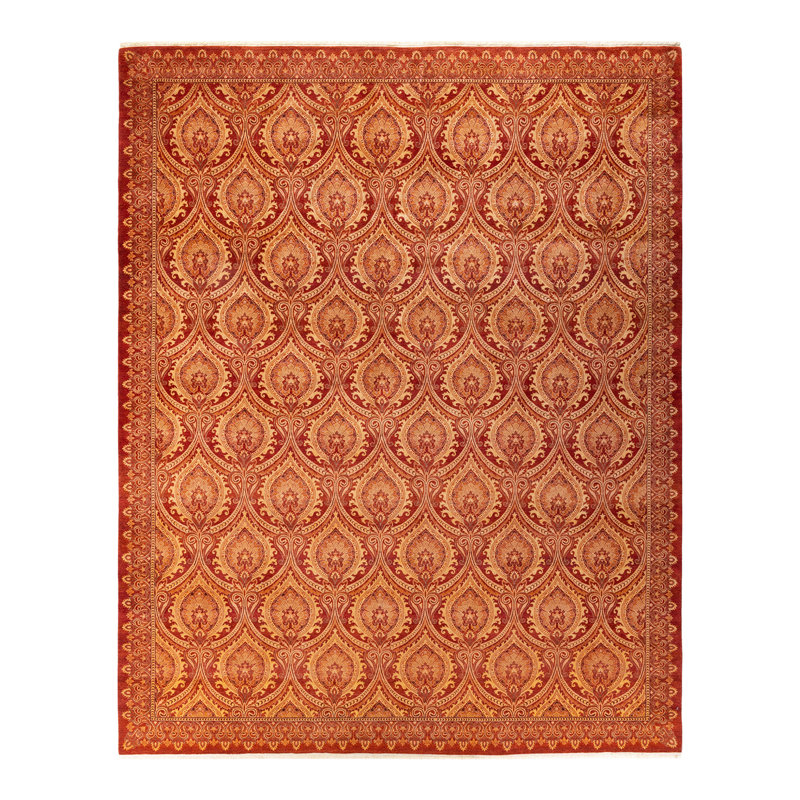 Classic One-of-a-Kind 9' 2" X 11' 6" Hand Knotted Area Rug