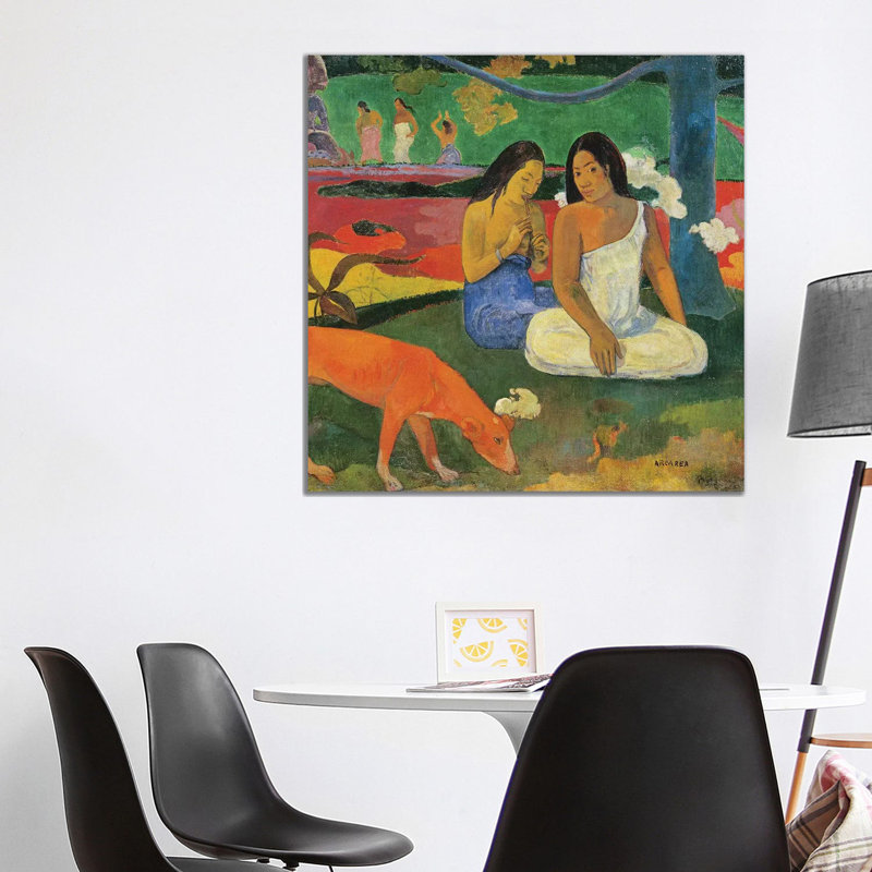 Arearea , 1892 by Paul Gauguin - Wrapped Canvas Gallery-Wrapped Canvas Giclée, 93.98 cm H x 93.98 cm W x 1.91 cm D