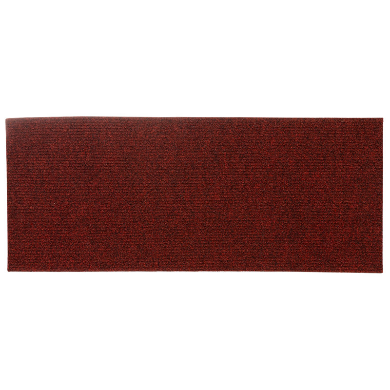 Brandun Self-adhesive Stair Mats Anthracite, Red, 60cm x 25cm
