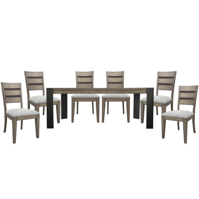 Altamonte 78 In. With 6 Ladderback Chairs