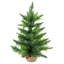 24" Mini Balsam Pine Medium Artificial Christmas Tree in Burlap Base Unlit-1898930013