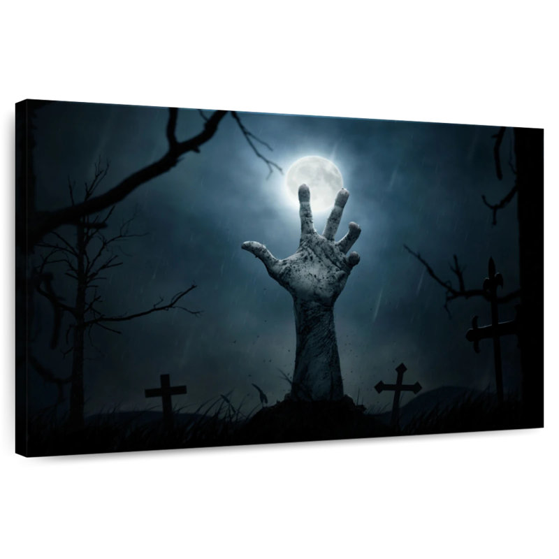 Zombie Graveyard Hand, H 26 po x l 39 po
