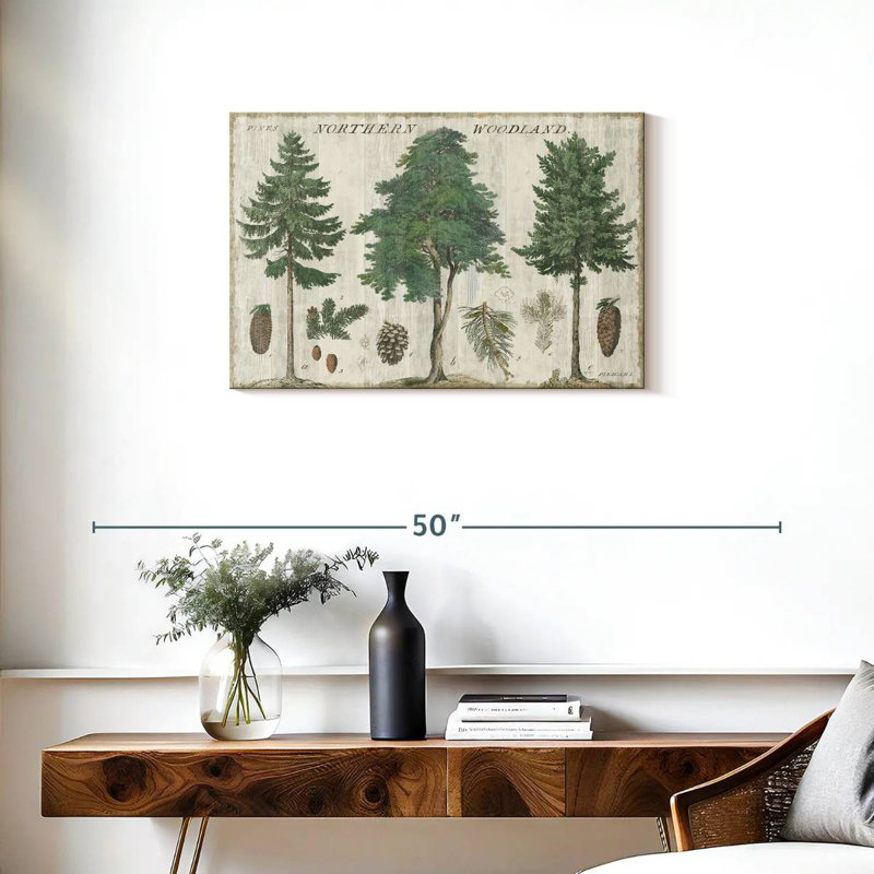 Harnek Woodland Chart I, 20" H x 30" W