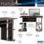 Bureau d'ordinateur Anara
