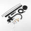 Robinet de baignoire autoportant en acier inoxydable Rotation 304 avec douche à main-123123266