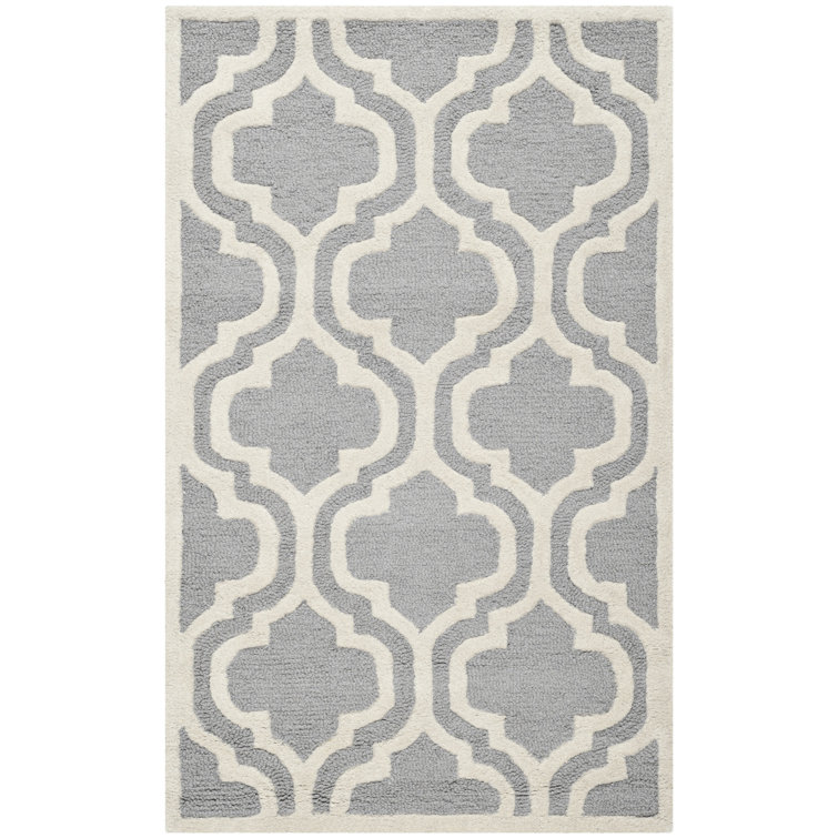 Cannen Hand Tufted Wool Geometric Rug