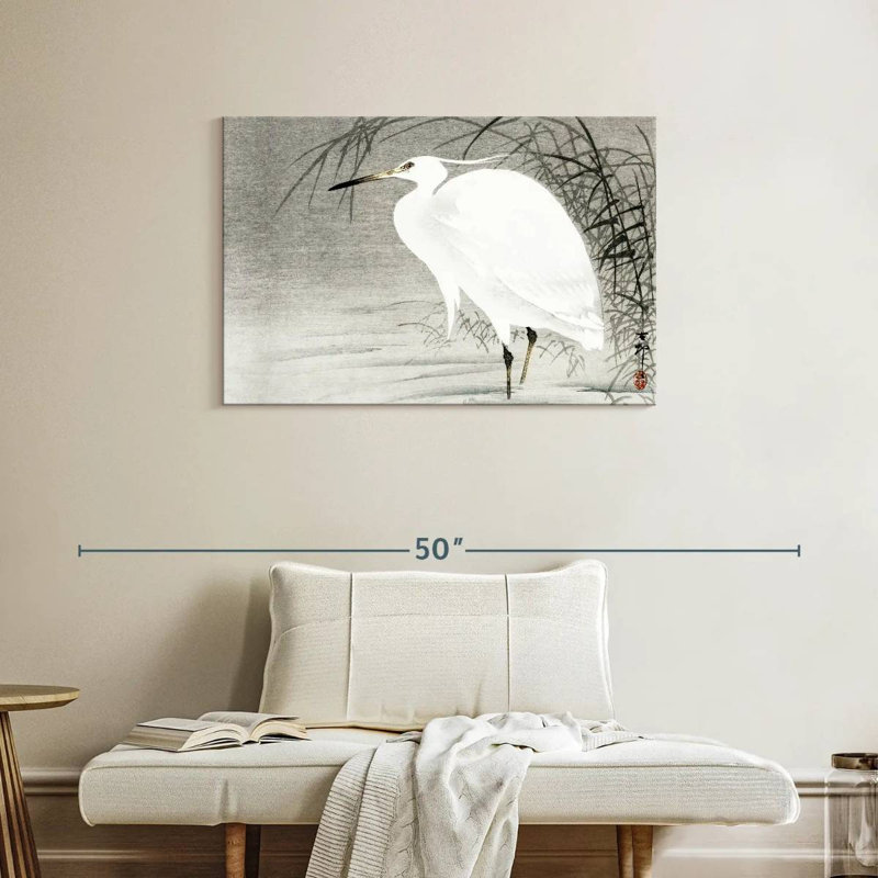 Petite aigrette, H 24 po x l 36 po