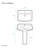 Sublime Two-Piece Glossy White Ceramic Rectangular Pedestal Sink-101370110