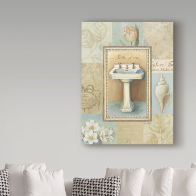 " Tranquil Bath I " by Lisa Audit