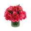 Peony Arrangement in Glass Vase with Grass-1076545412