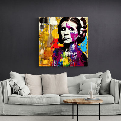 «Pricess Leia Three» par Stephen Chambers, impression sur toile tendue