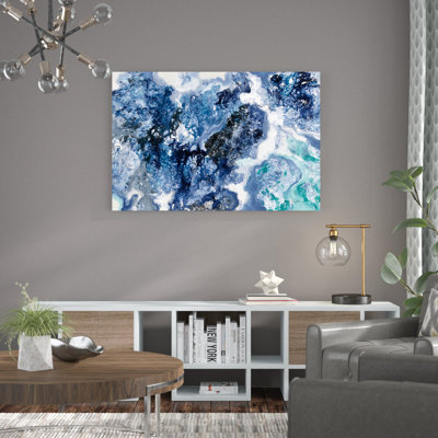 " Tidal Reflection Crop " Painting Print