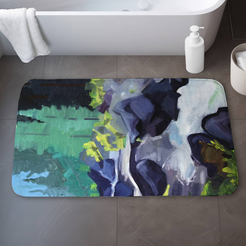 Fatouma Microfiber Non-Slip Bath Mat