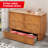 Queen Murphy Bed Cabinet with USB & Storage, Foldable Mattress for Guest Room-1479910118