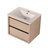24" Bathroom Vanity with 2 drawers,  Ceramic Basin