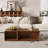 53.2'' Modular Wood Coffee Table- Convertible to Square/Rectangle, Minimalist Side Table with Wood Grain Veneer, Adjustable Configuration, 2 Pieces